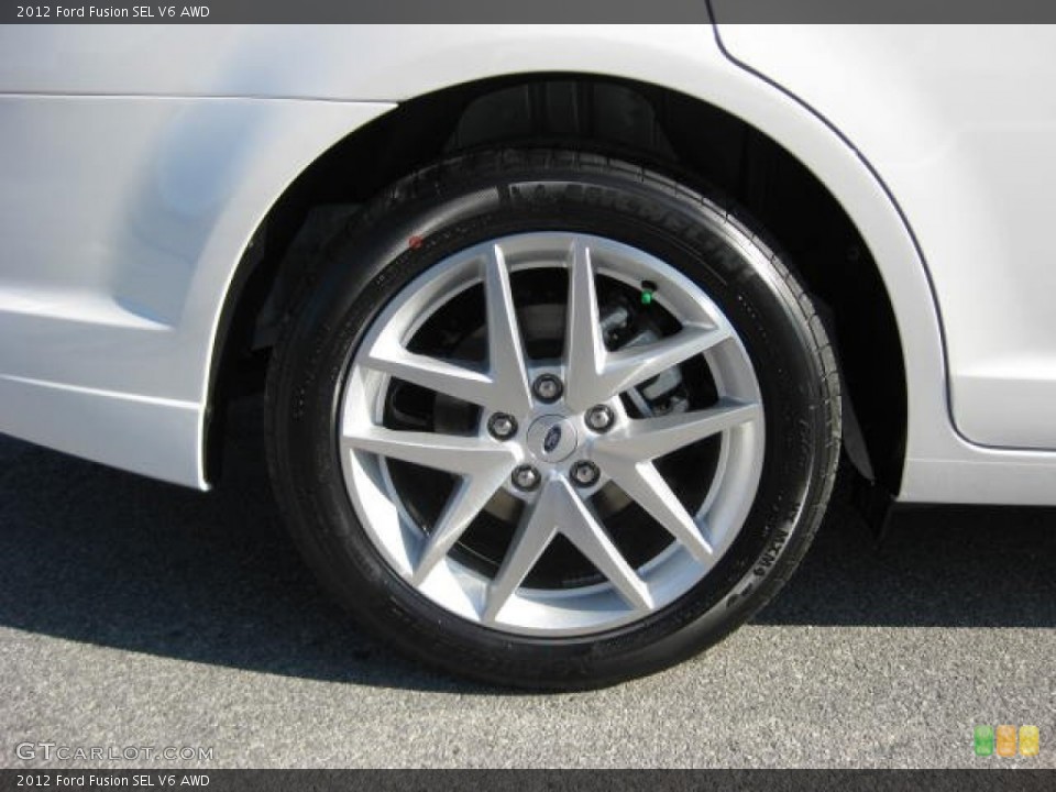 2012 Ford Fusion SEL V6 AWD Wheel and Tire Photo #55873599