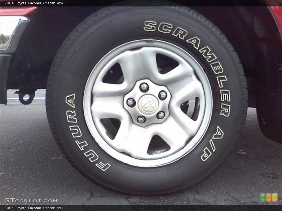 2004 Toyota Tacoma Xtracab 4x4 Wheel and Tire Photo #55873620