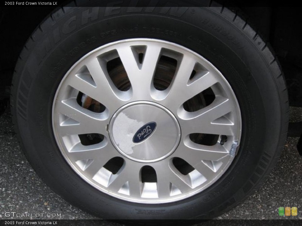 2003 Ford Crown Victoria LX Wheel and Tire Photo #55876069