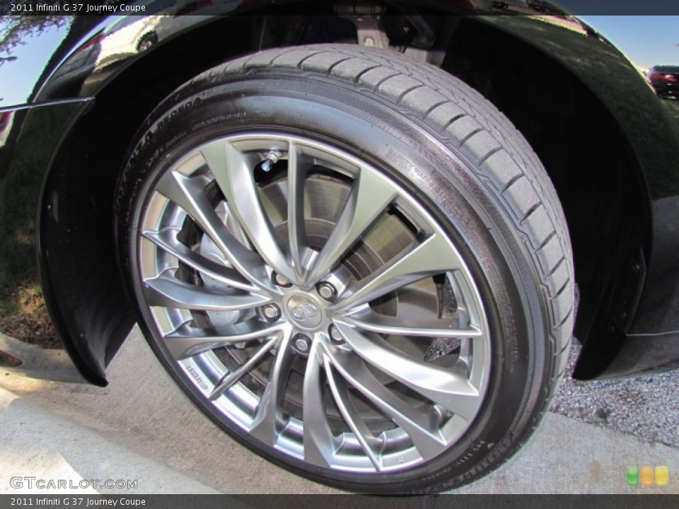2011 Infiniti G 37 Journey Coupe Wheel and Tire Photo #55876588