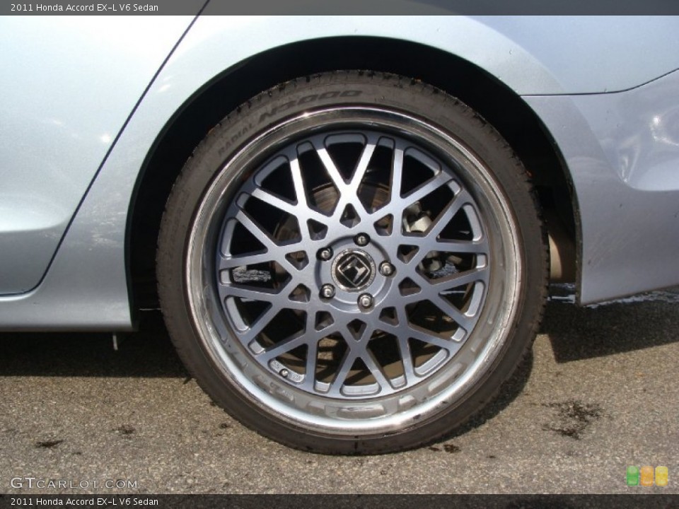 2011 Honda Accord Custom Wheel and Tire Photo #55877221