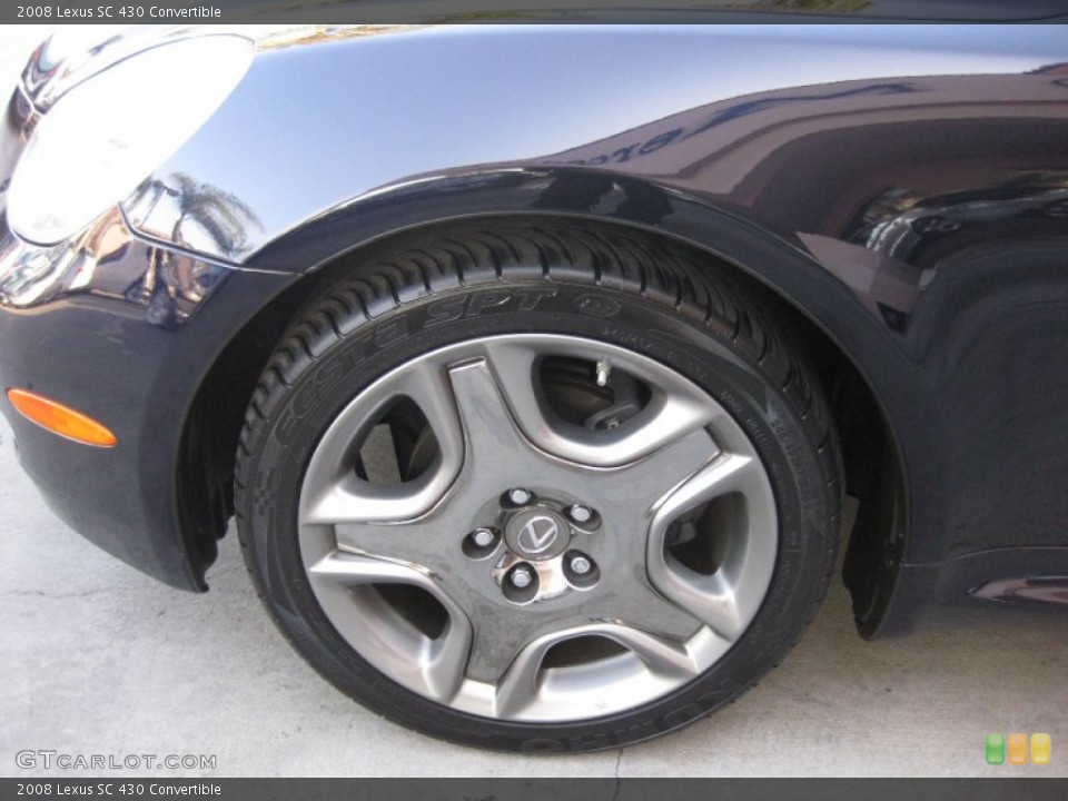 2008 Lexus SC 430 Convertible Wheel and Tire Photo #55883456