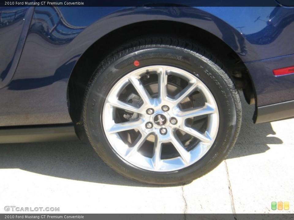2010 Ford Mustang GT Premium Convertible Wheel and Tire Photo #55884397