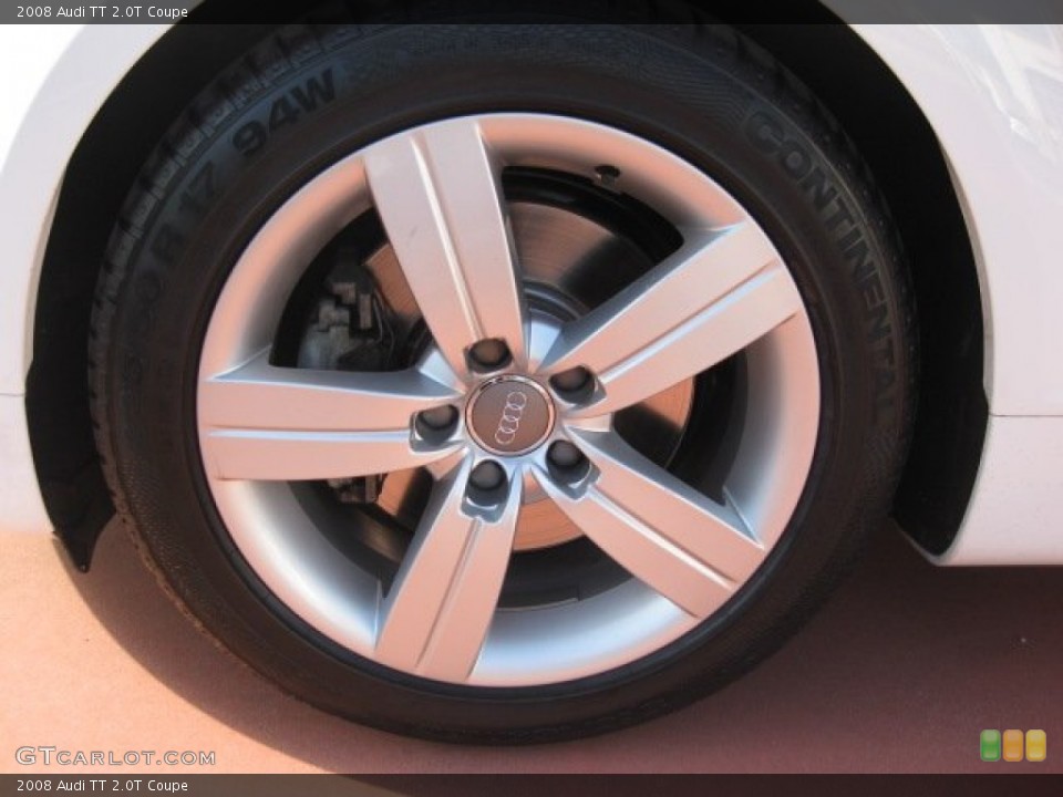 2008 Audi TT 2.0T Coupe Wheel and Tire Photo #55888546