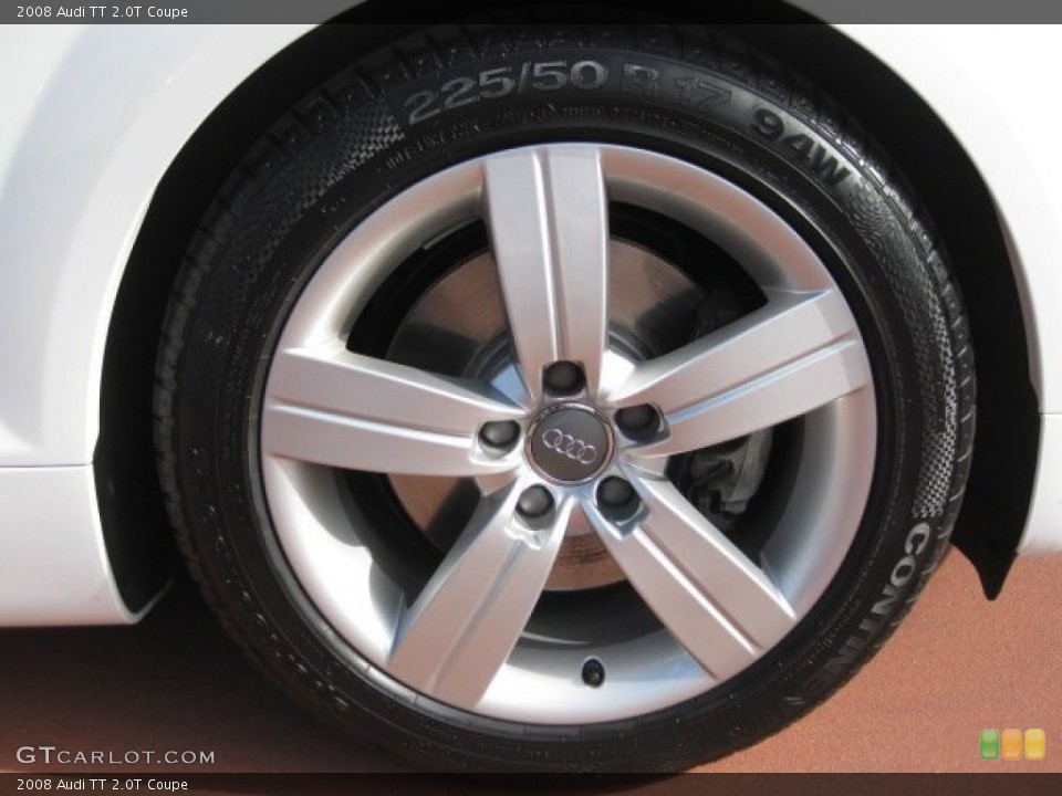 2008 Audi TT 2.0T Coupe Wheel and Tire Photo #55888573