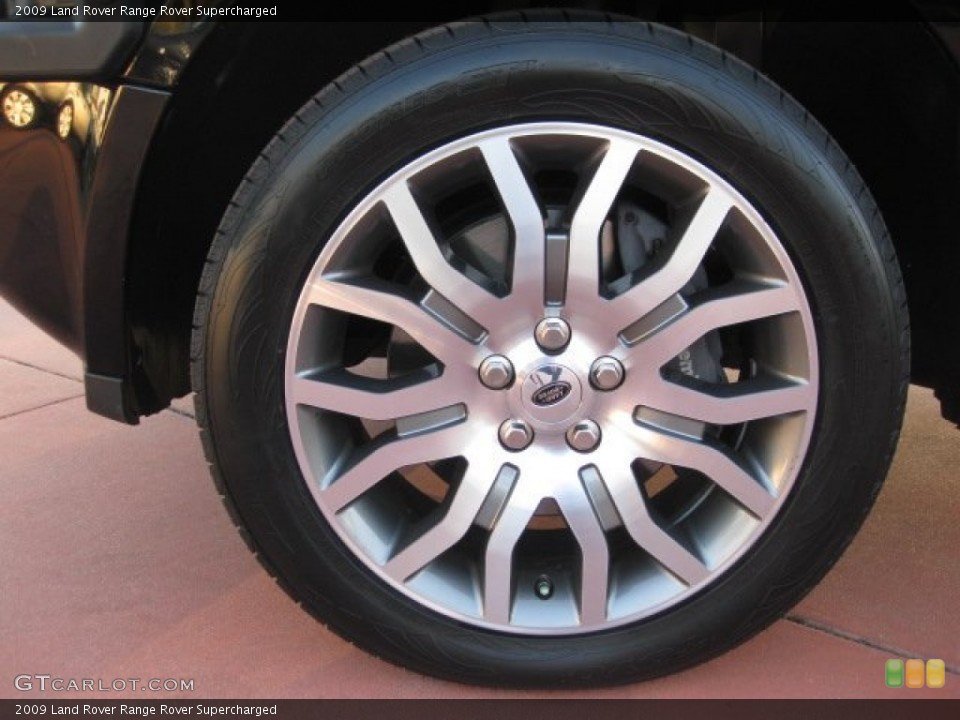 2009 Land Rover Range Rover Supercharged Wheel and Tire Photo #55888681