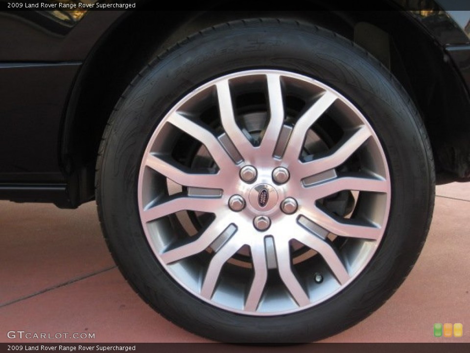 2009 Land Rover Range Rover Supercharged Wheel and Tire Photo #55888690