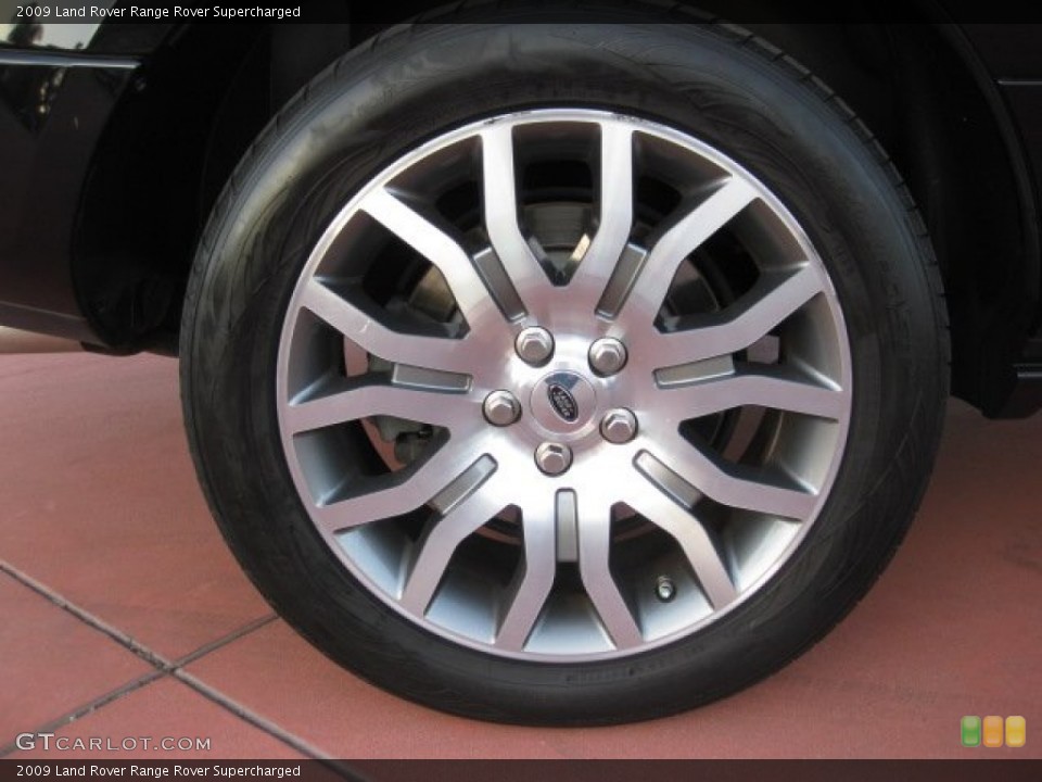 2009 Land Rover Range Rover Supercharged Wheel and Tire Photo #55888699