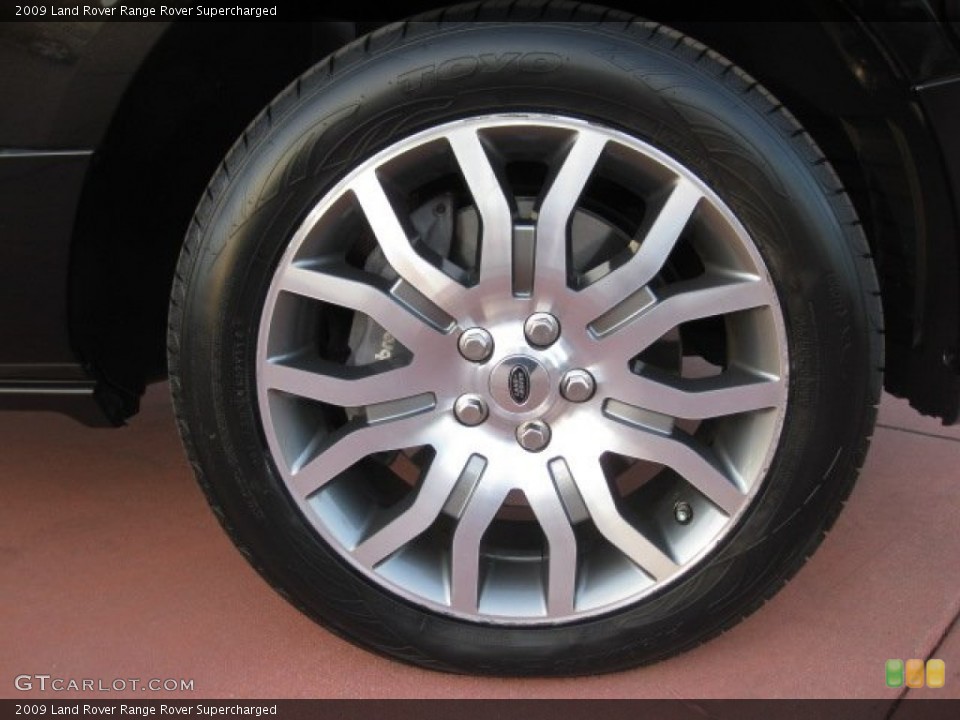 2009 Land Rover Range Rover Supercharged Wheel and Tire Photo #55888708