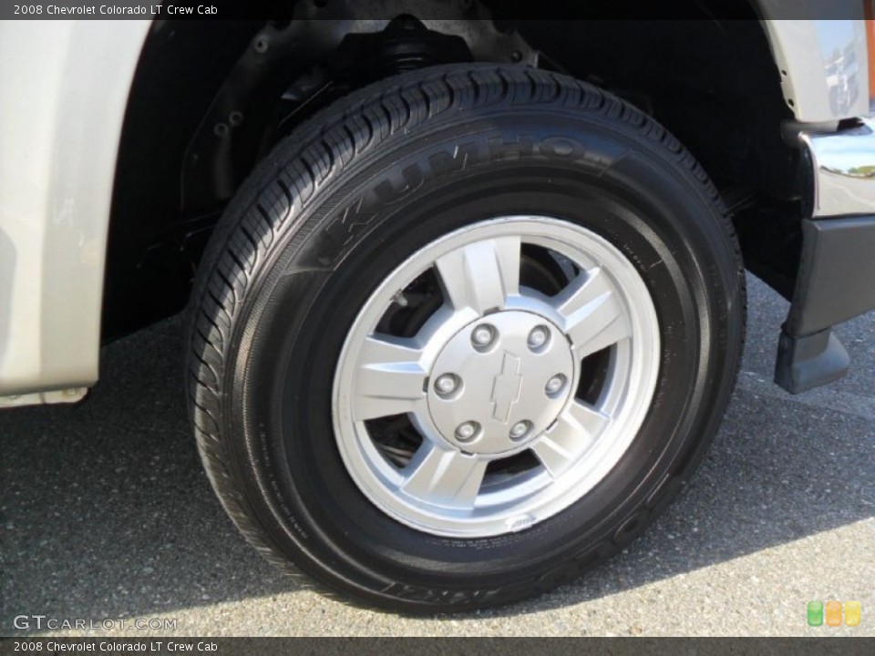 2008 Chevrolet Colorado LT Crew Cab Wheel and Tire Photo #55892752