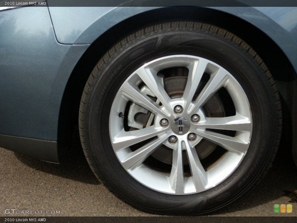 2010 Lincoln MKS AWD Wheel and Tire Photo #55894015