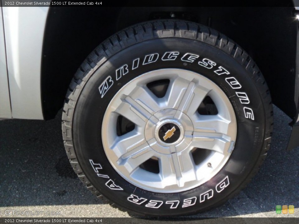 2012 Chevrolet Silverado 1500 LT Extended Cab 4x4 Wheel and Tire Photo #55894048