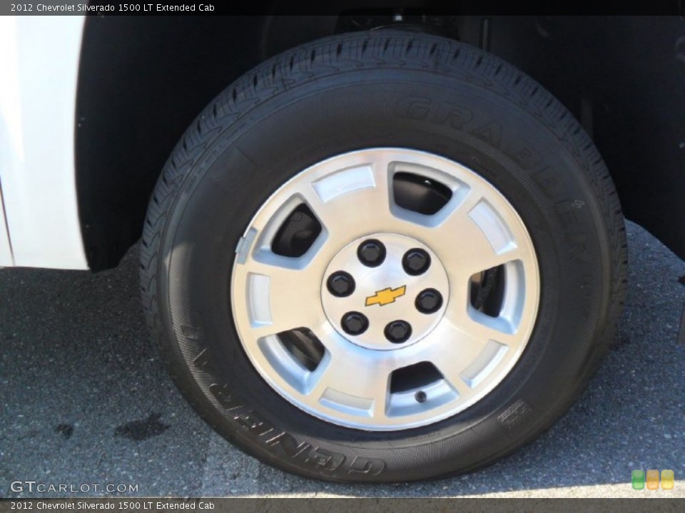 2012 Chevrolet Silverado 1500 LT Extended Cab Wheel and Tire Photo #55894258