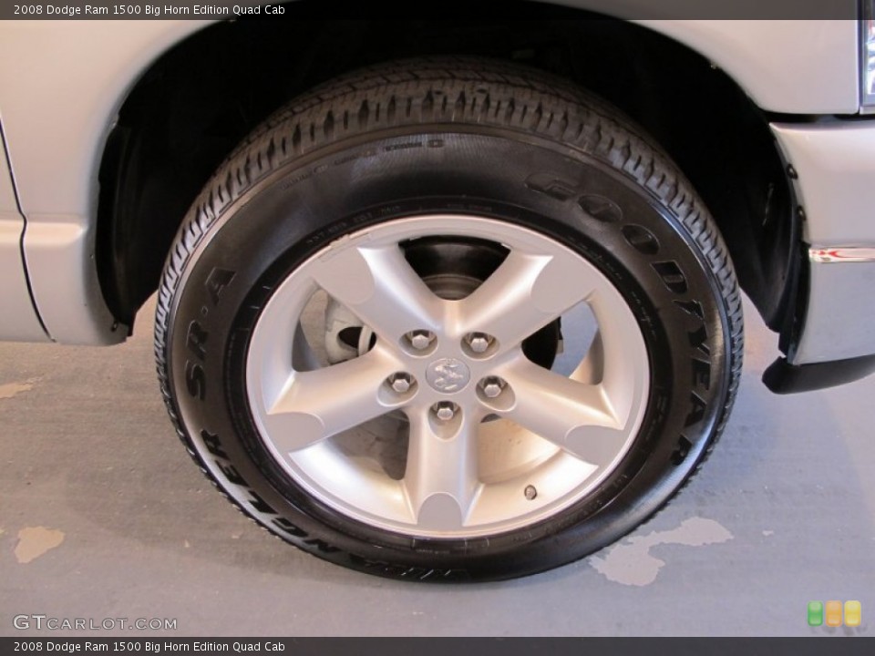 2008 Dodge Ram 1500 Big Horn Edition Quad Cab Wheel and Tire Photo #55894633
