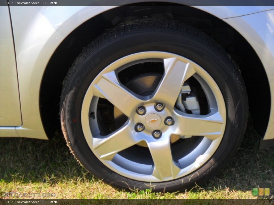 2012 Chevrolet Sonic LTZ Hatch Wheel and Tire Photo #55895317