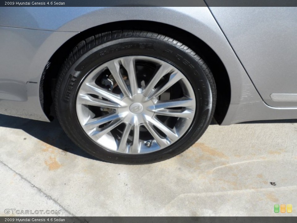 2009 Hyundai Genesis 4.6 Sedan Wheel and Tire Photo #55897507