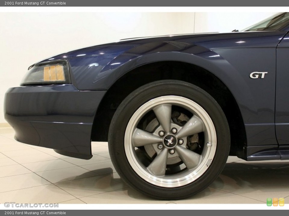 2001 Ford Mustang GT Convertible Wheel and Tire Photo #55900474