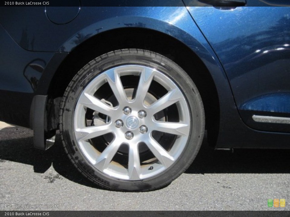 2010 Buick LaCrosse CXS Wheel and Tire Photo #55901179
