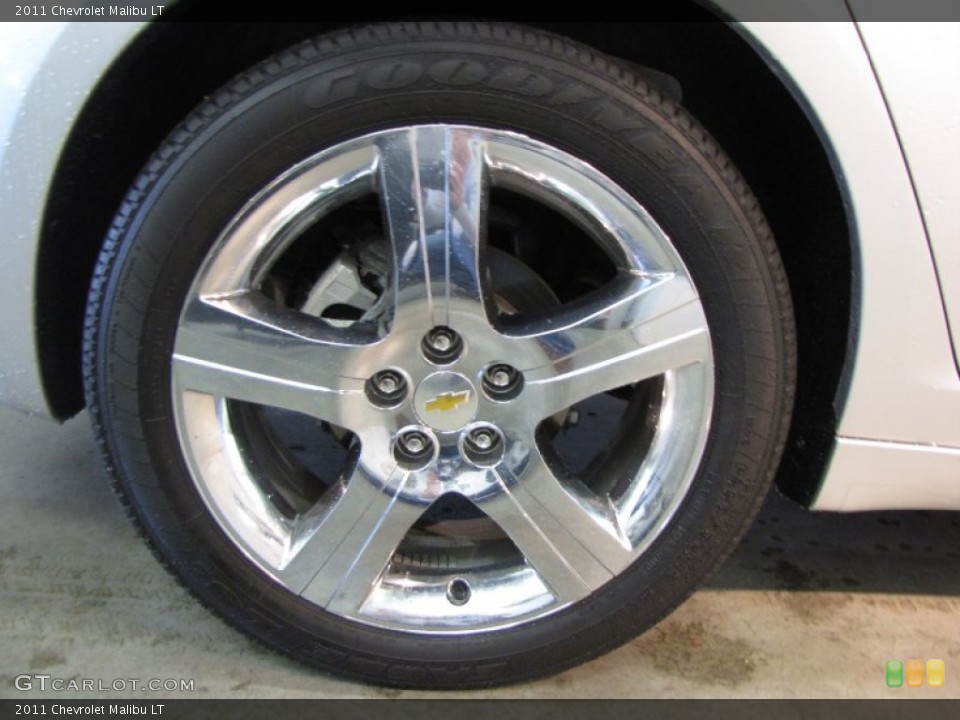 2011 Chevrolet Malibu LT Wheel and Tire Photo #55903789