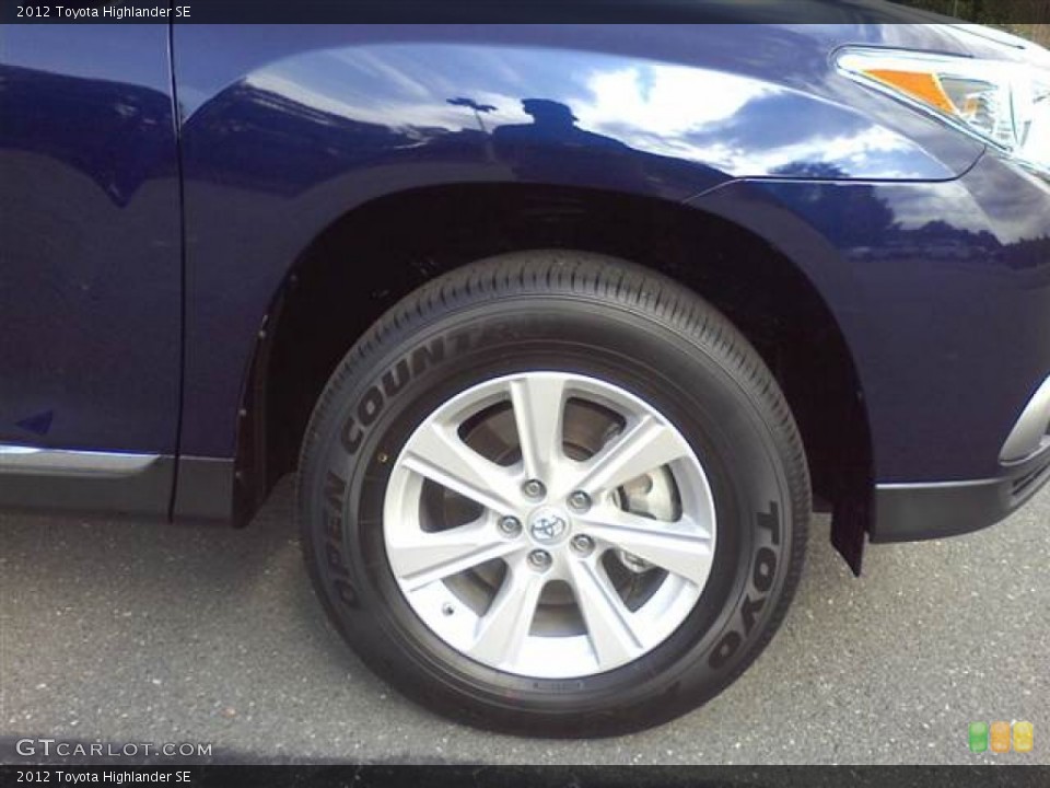 2012 Toyota Highlander SE Wheel and Tire Photo #55906728
