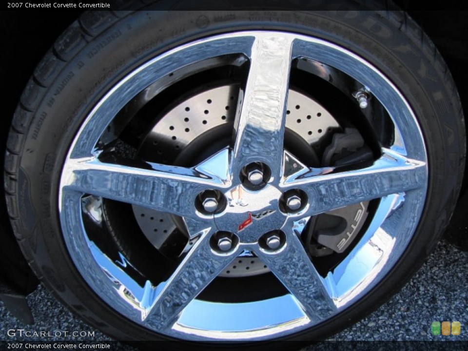 2007 Chevrolet Corvette Convertible Wheel and Tire Photo #55906782