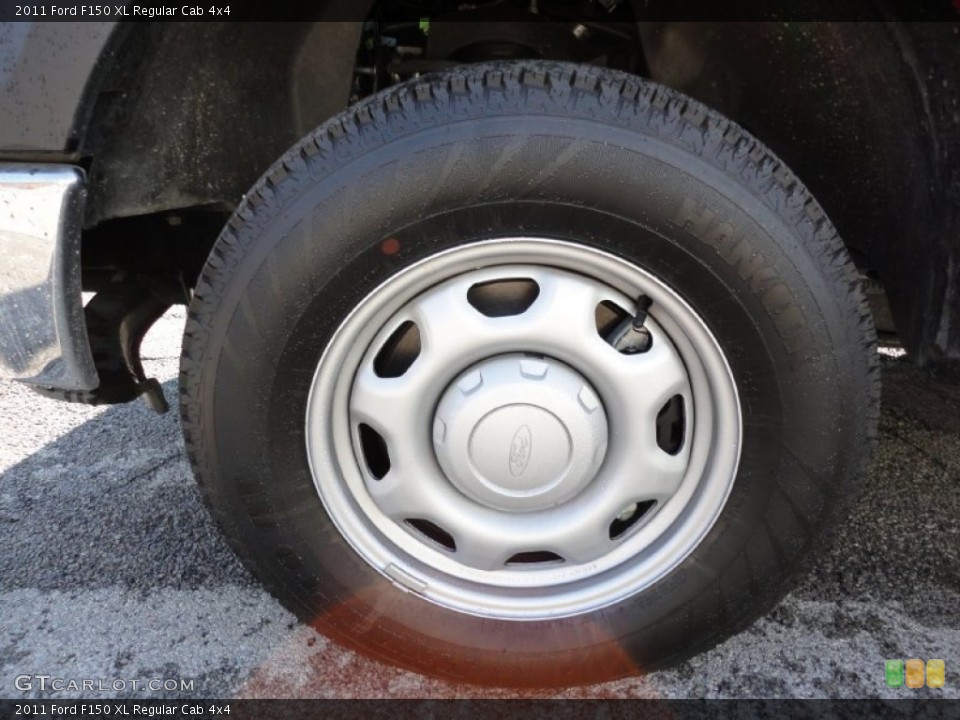 2011 Ford F150 XL Regular Cab 4x4 Wheel and Tire Photo #55909305