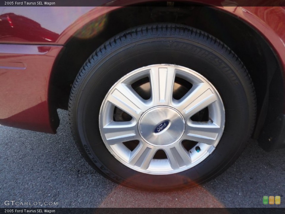 2005 Ford Taurus SEL Wagon Wheel and Tire Photo #55910529