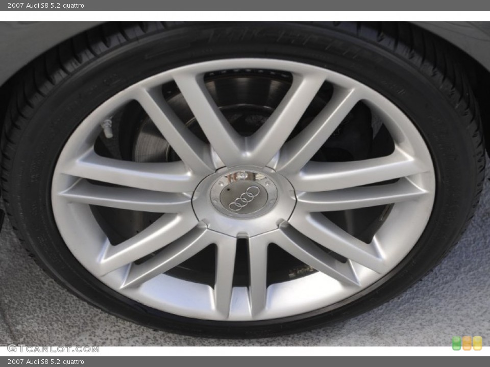 2007 Audi S8 5.2 quattro Wheel and Tire Photo #55911372