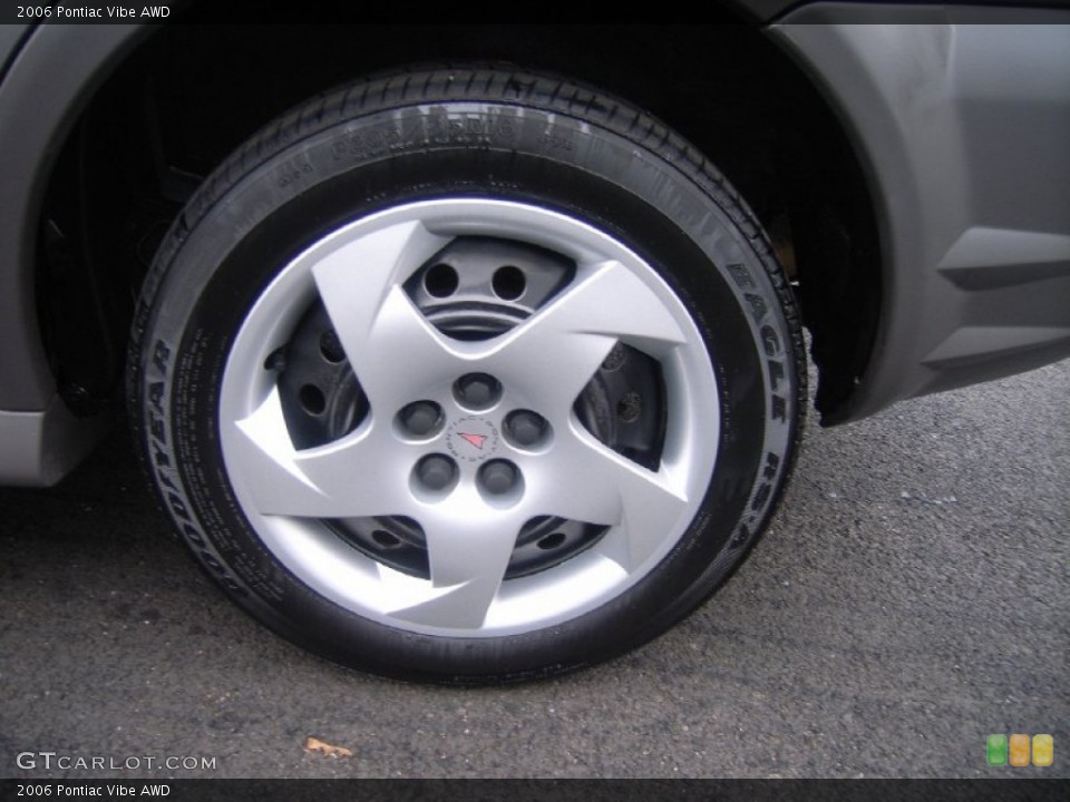 2006 Pontiac Vibe AWD Wheel and Tire Photo #55915395