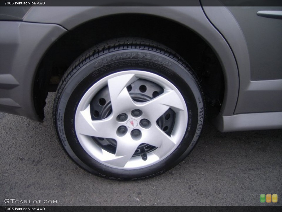 2006 Pontiac Vibe AWD Wheel and Tire Photo #55915401