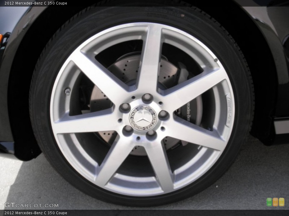 2012 Mercedes-Benz C 350 Coupe Wheel and Tire Photo #55917261