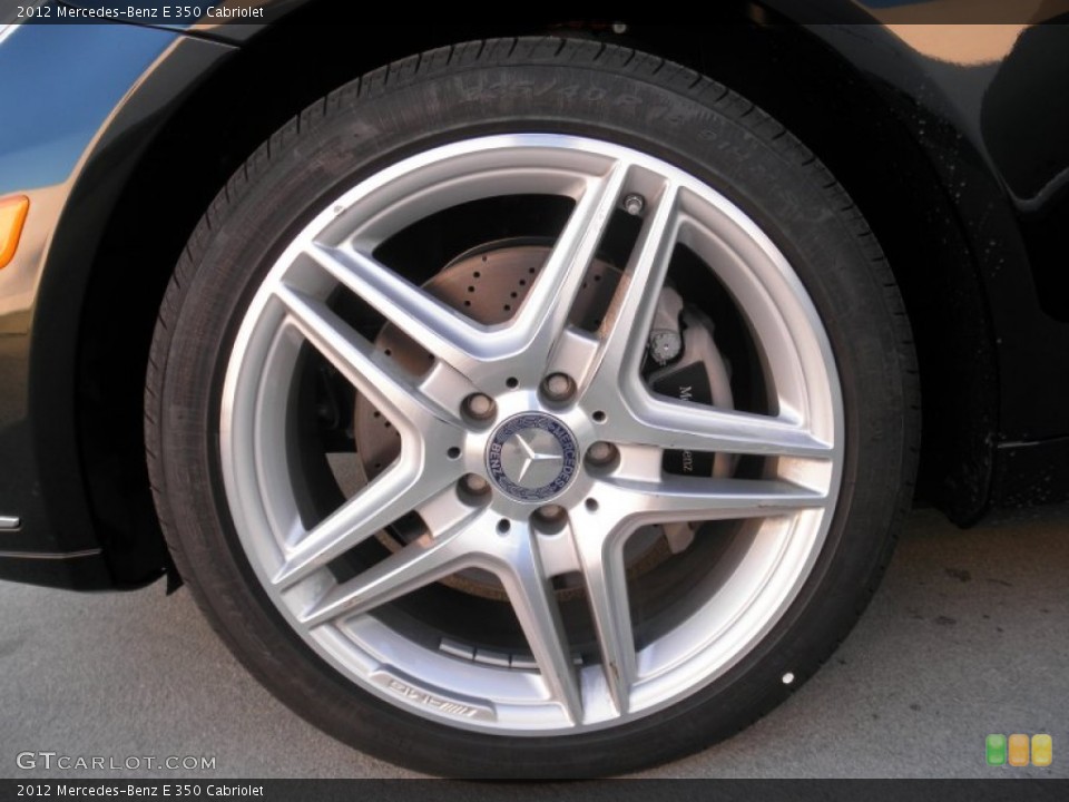 2012 Mercedes-Benz E 350 Cabriolet Wheel and Tire Photo #55917426