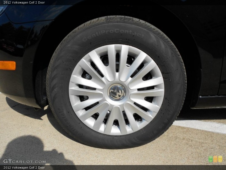 2012 Volkswagen Golf 2 Door Wheel and Tire Photo #55920438