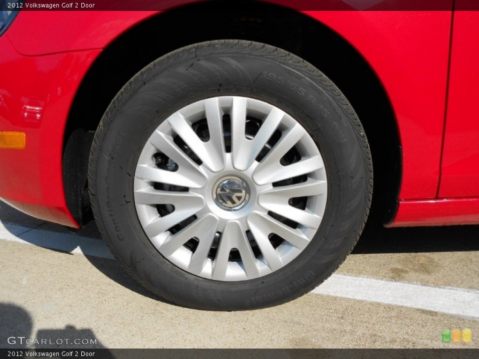2012 Volkswagen Golf 2 Door Wheel and Tire Photo #55920651
