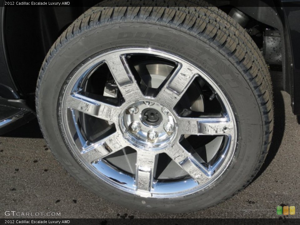 2012 Cadillac Escalade Luxury AWD Wheel and Tire Photo #55922619