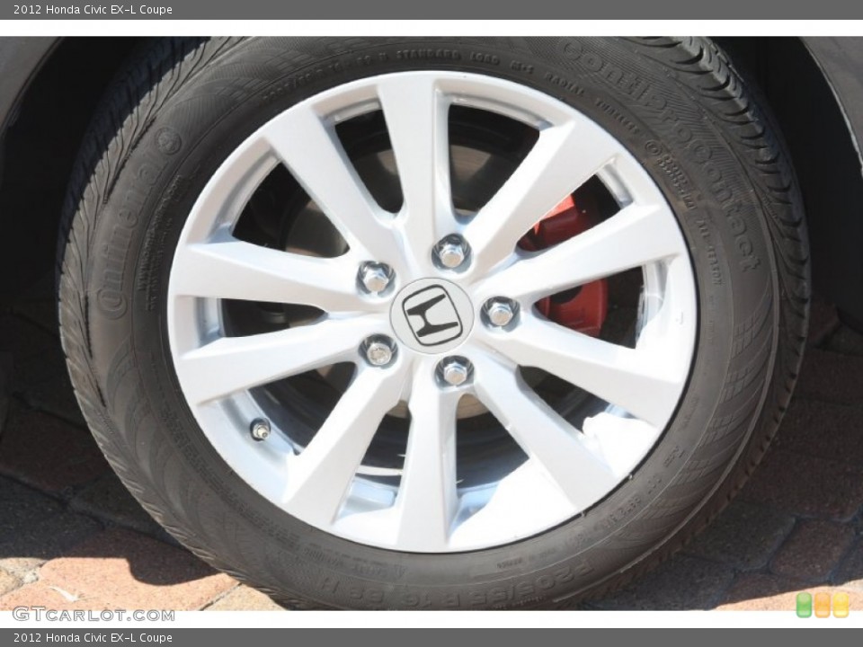2012 Honda Civic EX-L Coupe Wheel and Tire Photo #55925357