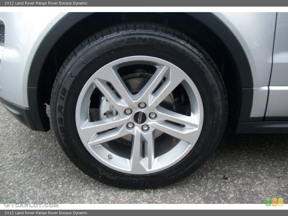 2012 Land Rover Range Rover Evoque Dynamic Wheel and Tire Photo #55928688