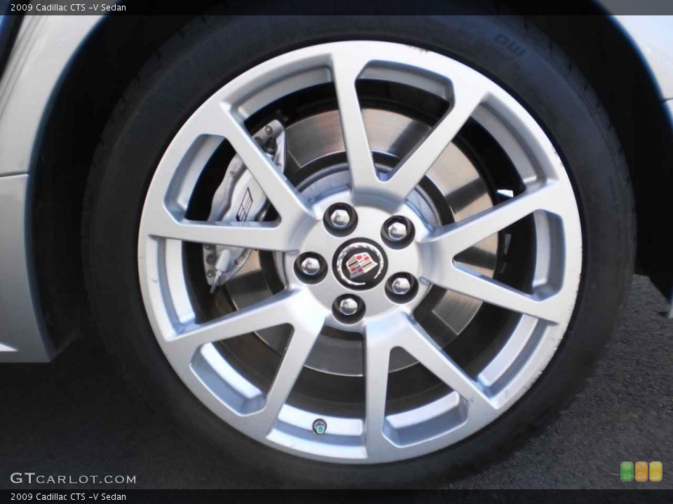 2009 Cadillac CTS -V Sedan Wheel and Tire Photo #55930317