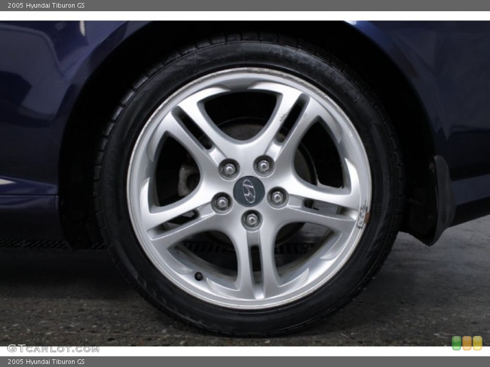 2005 Hyundai Tiburon GS Wheel and Tire Photo #55933902
