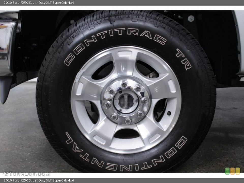 2010 Ford F250 Super Duty XLT SuperCab 4x4 Wheel and Tire Photo #55936110