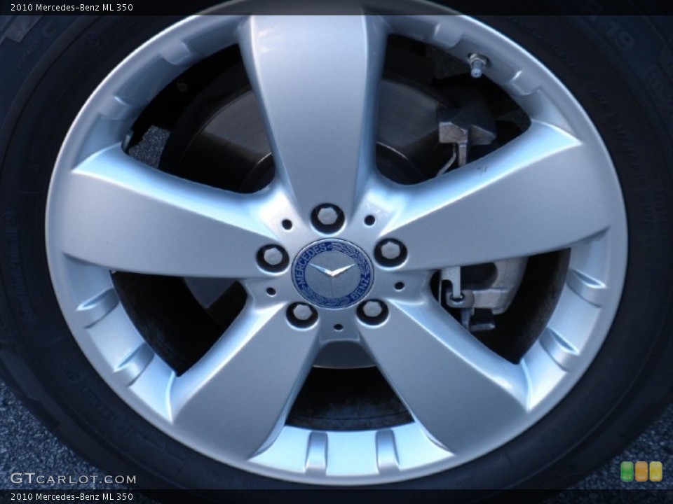 2010 Mercedes-Benz ML 350 Wheel and Tire Photo #55937769
