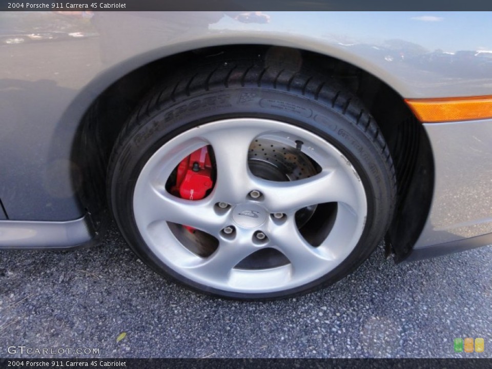 2004 Porsche 911 Carrera 4S Cabriolet Wheel and Tire Photo #55938180