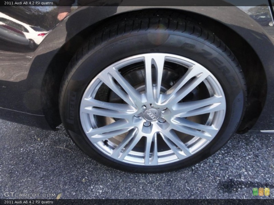 2011 Audi A8 4.2 FSI quattro Wheel and Tire Photo #55938969