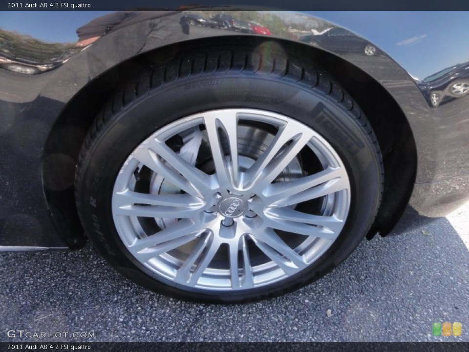 2011 Audi A8 4.2 FSI quattro Wheel and Tire Photo #55938978