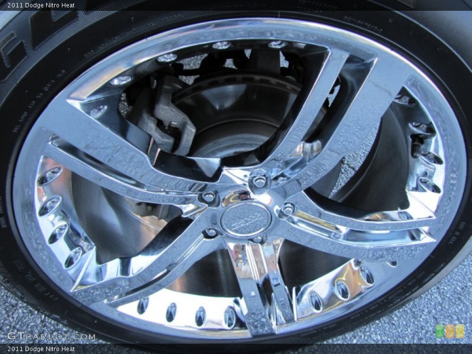 2011 Dodge Nitro Custom Wheel and Tire Photo #55941712