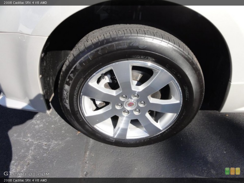 2008 Cadillac SRX 4 V8 AWD Wheel and Tire Photo #55942561
