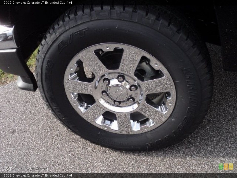 2012 Chevrolet Colorado LT Extended Cab 4x4 Wheel and Tire Photo #55948651