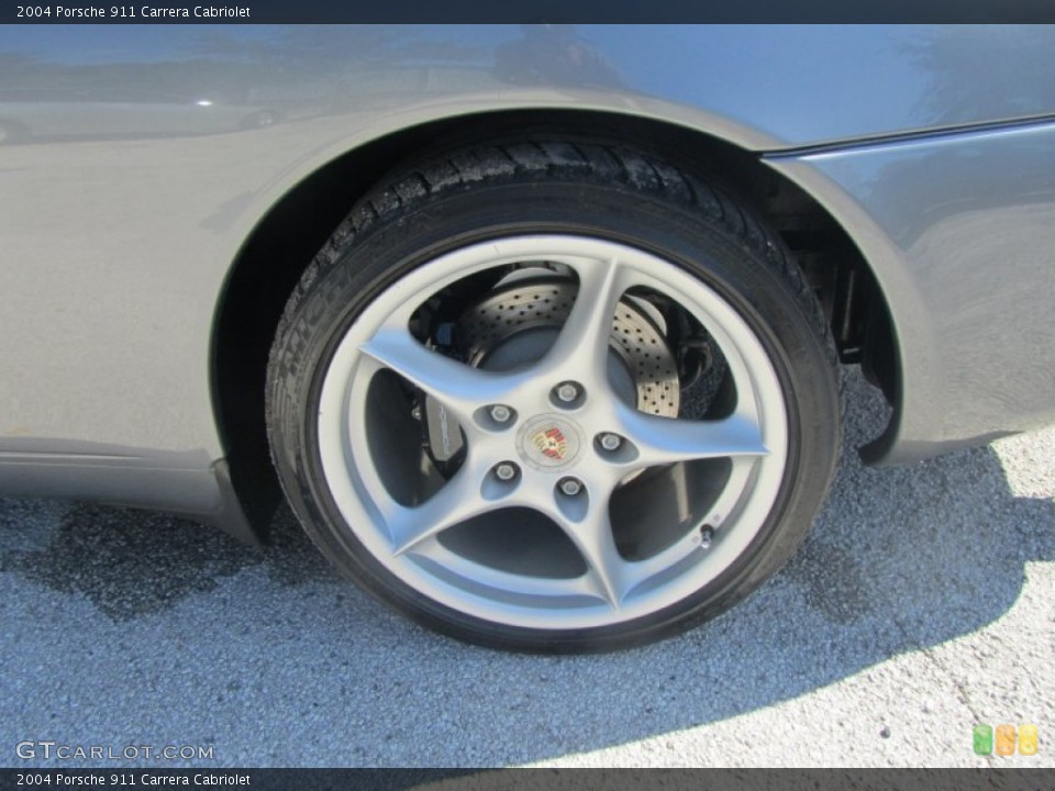 2004 Porsche 911 Carrera Cabriolet Wheel and Tire Photo #55951708