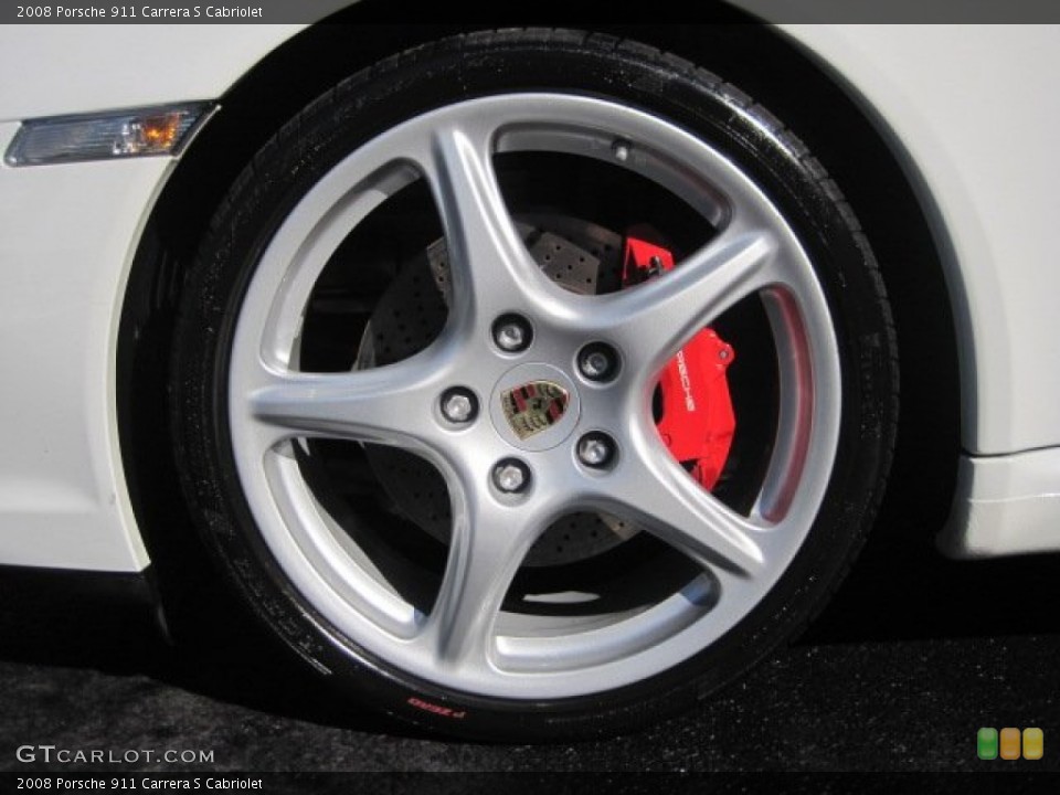 2008 Porsche 911 Carrera S Cabriolet Wheel and Tire Photo #55952014