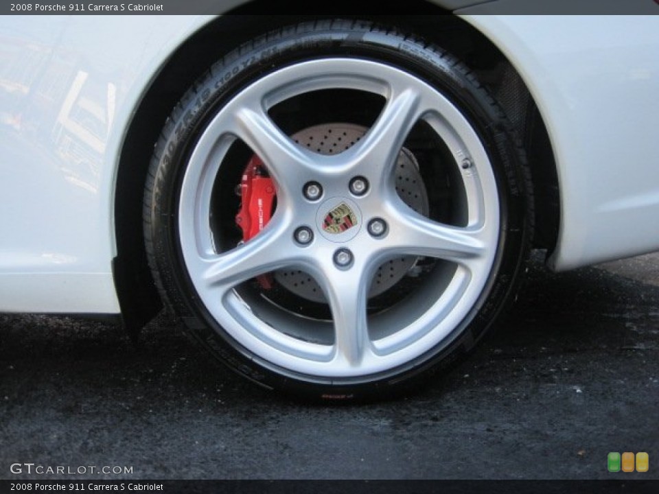 2008 Porsche 911 Carrera S Cabriolet Wheel and Tire Photo #55952020